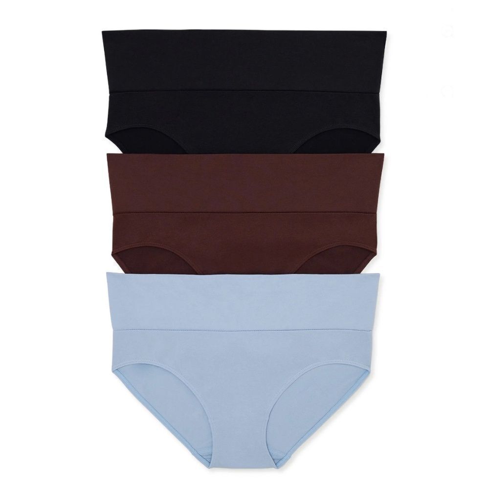 Women’s Destination Maternity Foldover Bikini Panty 2, 3-Packs Size XXXL